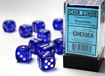Chessex Translucent 12D6 16mm