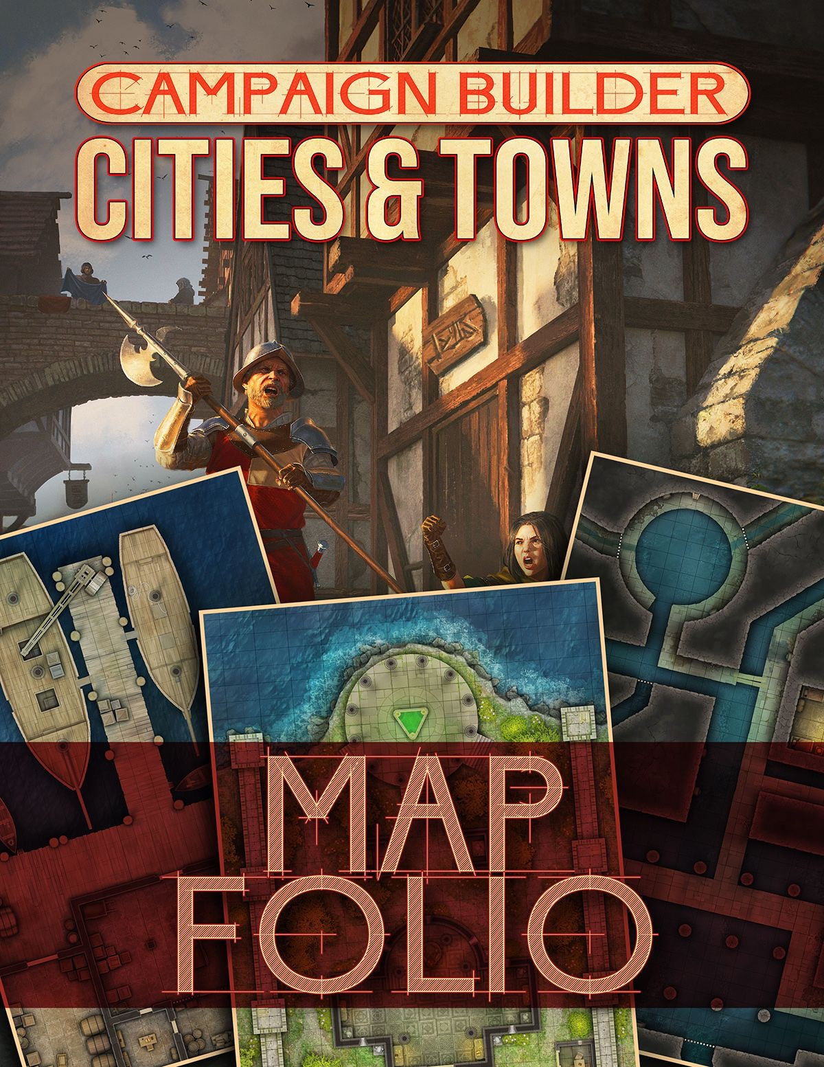 Campaign Builder: Cities and Towns - Map Folio