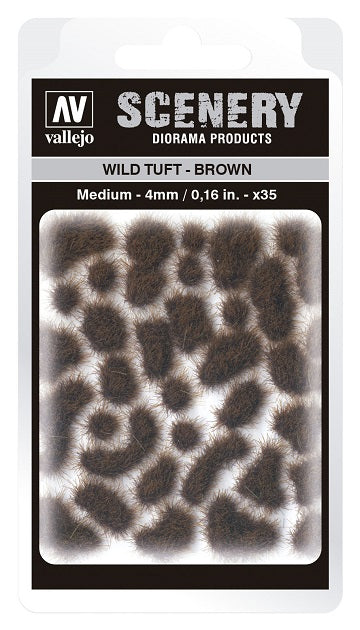 Wild Tuft - Brown 4mm
