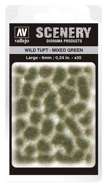 Wild Tuft - Mixed Green 6mm