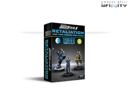 Infinity: Dire Foes Mission Pack Alpha: Retaliation Convention Exclusive