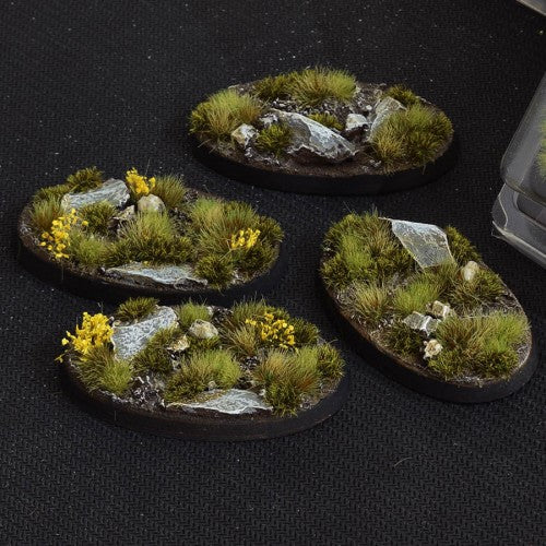 Highland Bases - 60mm Oval (x4)