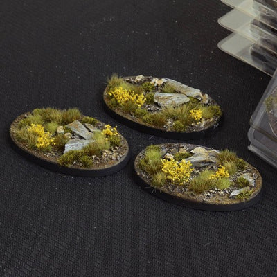Highland Bases - 75mm Oval (x3)