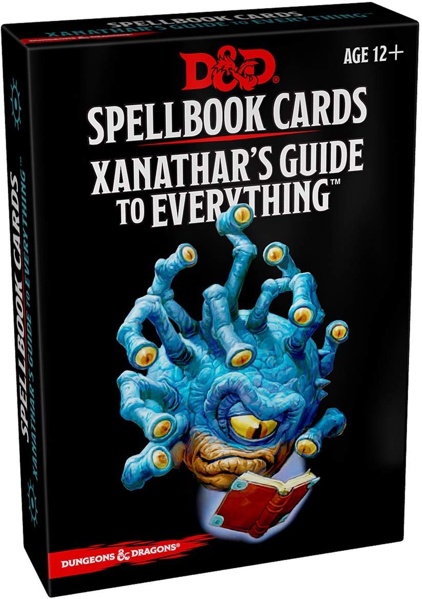 D&D Spellbook Cards - Xanathar's Guide To Everything