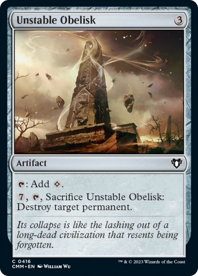 Unstable Obelisk [Commander Masters]