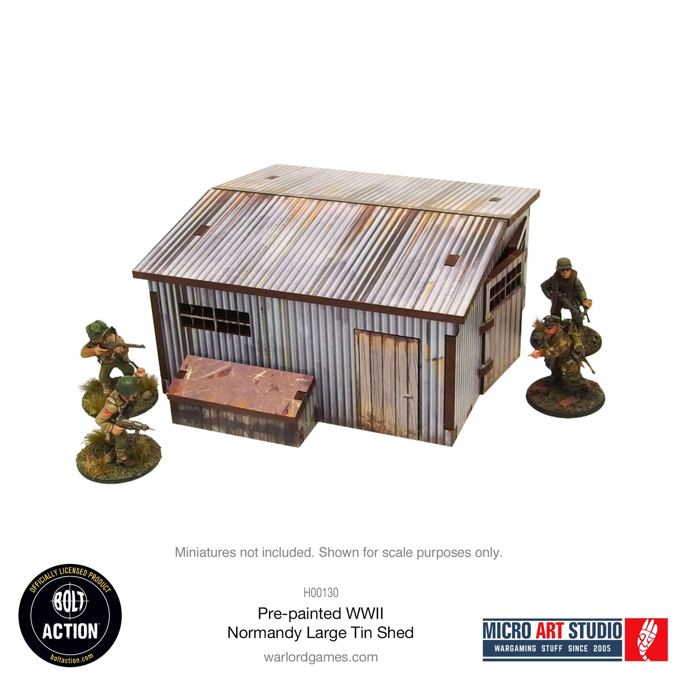 Bolt Action Terrain: WWII Normandy Large Tin Shed