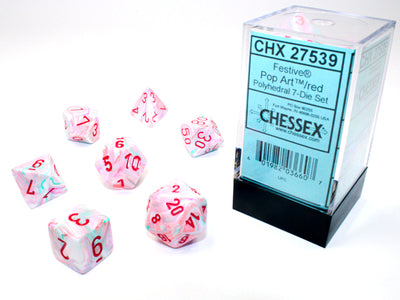 Chessex: Polyhedral Festive™ Dice sets