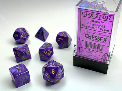 Chessex: Polyhedral Lustrous™Dice sets