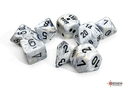 Chessex: Polyhedral Marble™Dice sets