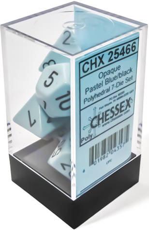 Chessex: Opaque Pastel 7-Die-Sets