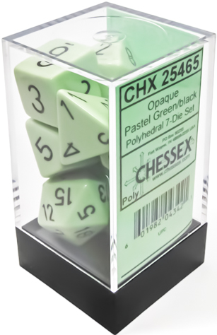 Chessex: Opaque Pastel 7-Die-Sets