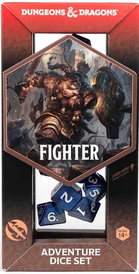 D&D Adventure Dice Fighter: Blue