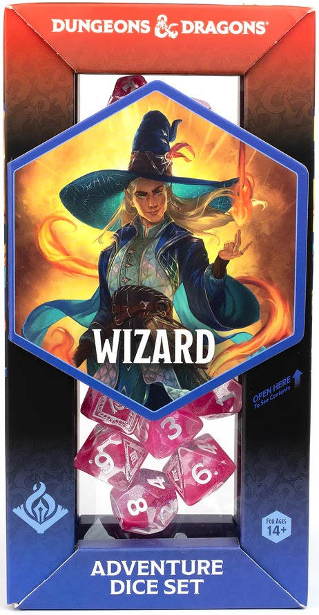 D&D Adventure Dice Wizard: Fuchsia
