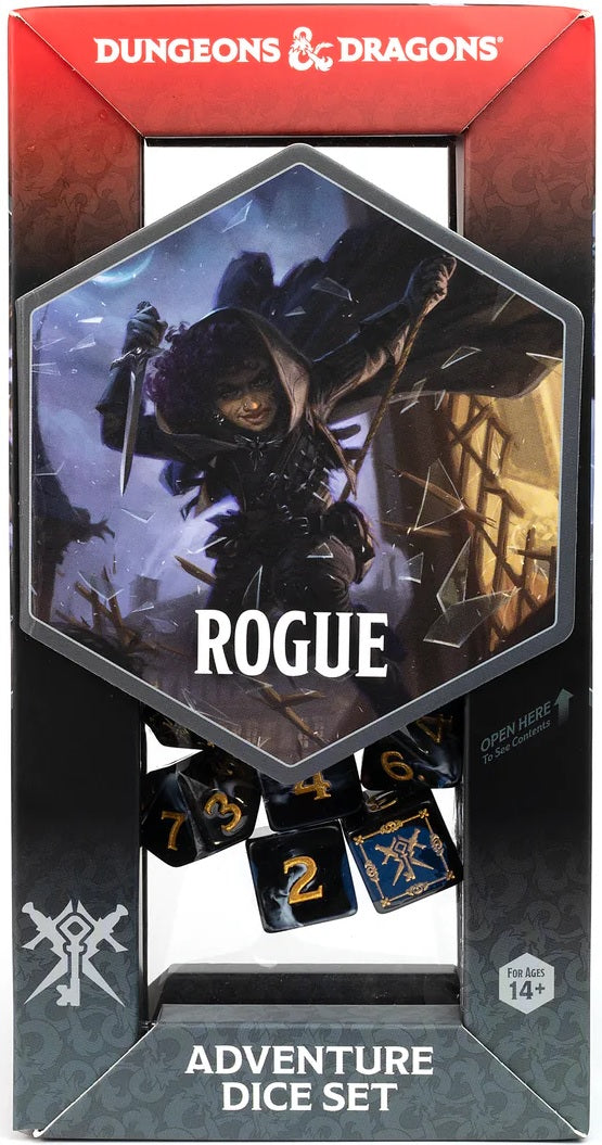 D&D Adventure Dice Rogue: Black