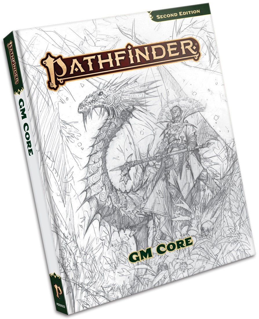 Pathfinder 2E Remaster - GM Core Sketch Cover HC