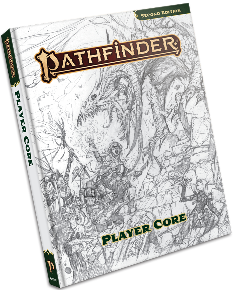 Pathfinder 2E Remaster Player Core Sketch HC