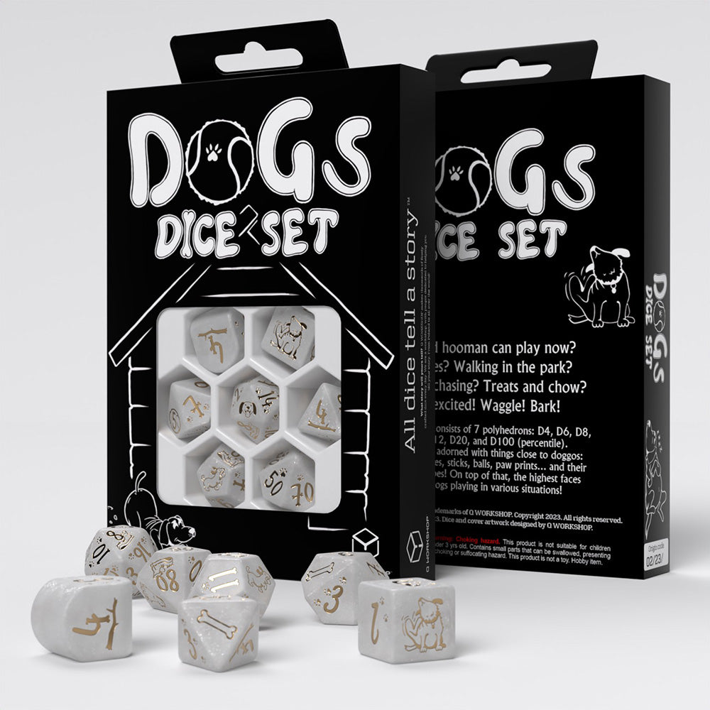 Dogs Dice 7 Die Set Charlie