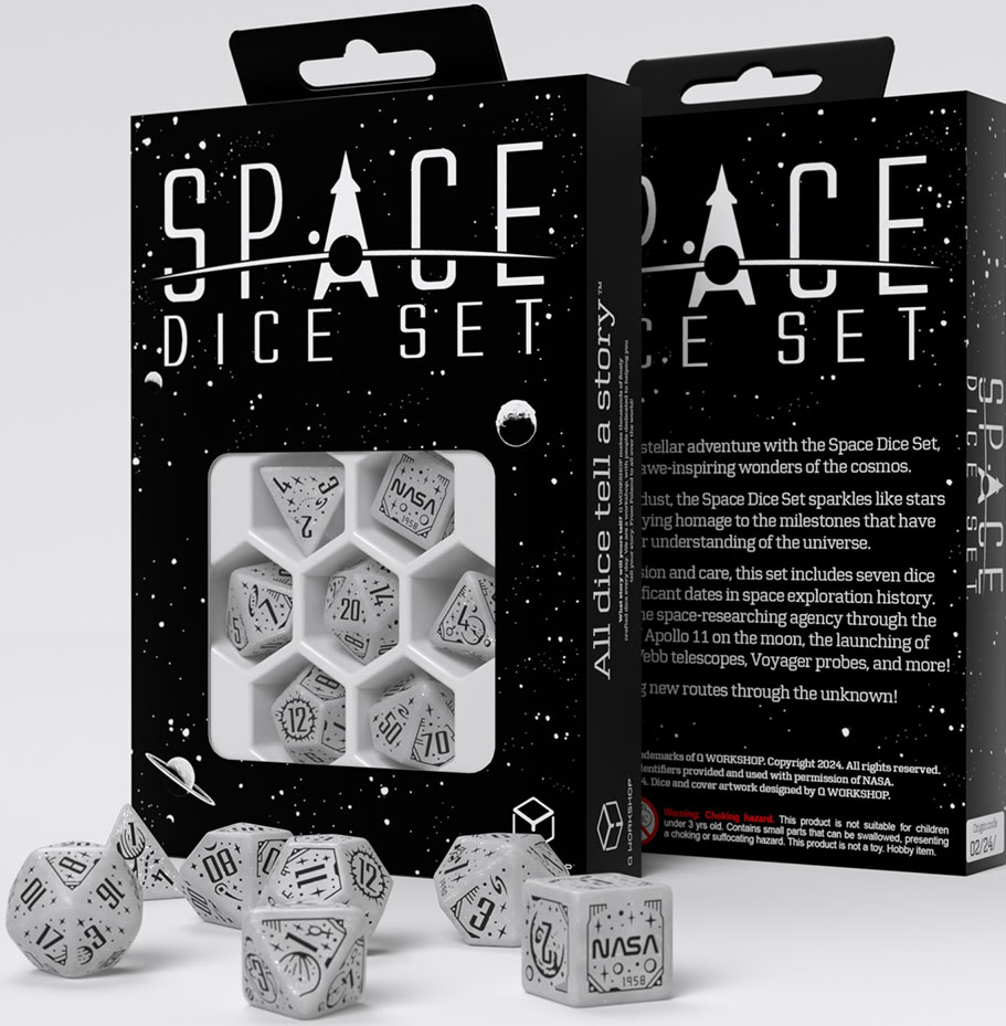 Space Dice Set: Apollo