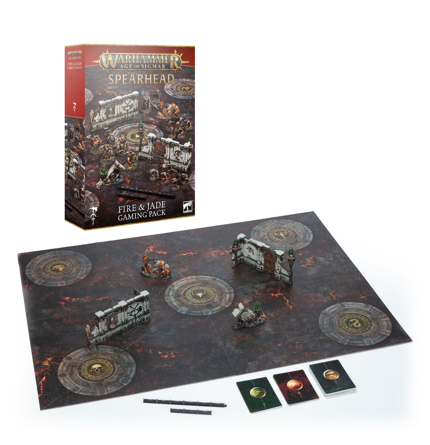 Warhammer Age of Sigmar: Spearhead – Fire & Jade Gaming Pack