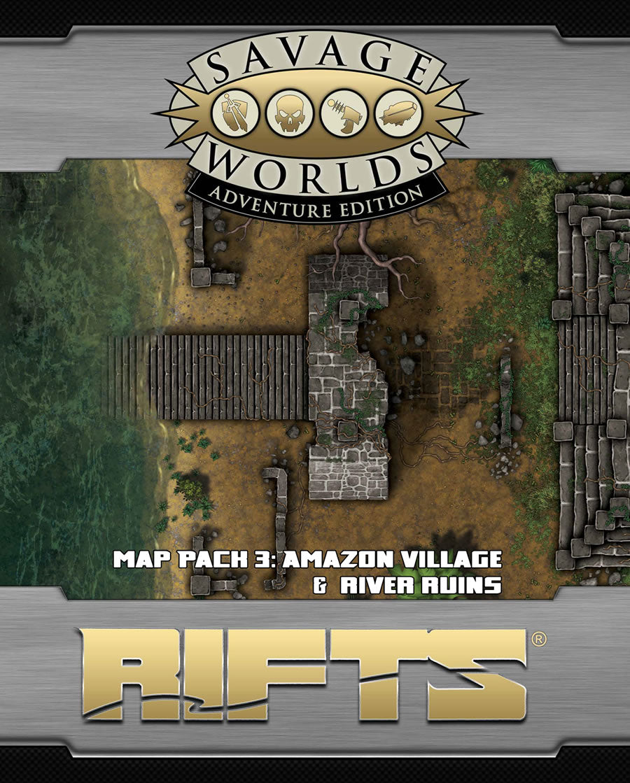 Rifts for Savage Worlds: Map Pack 3 - Jungle River