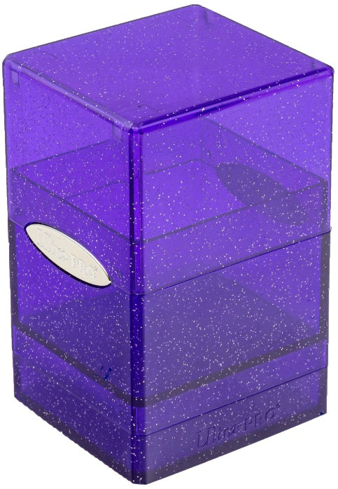 Ultra Pro Satin Tower Glitter Purple