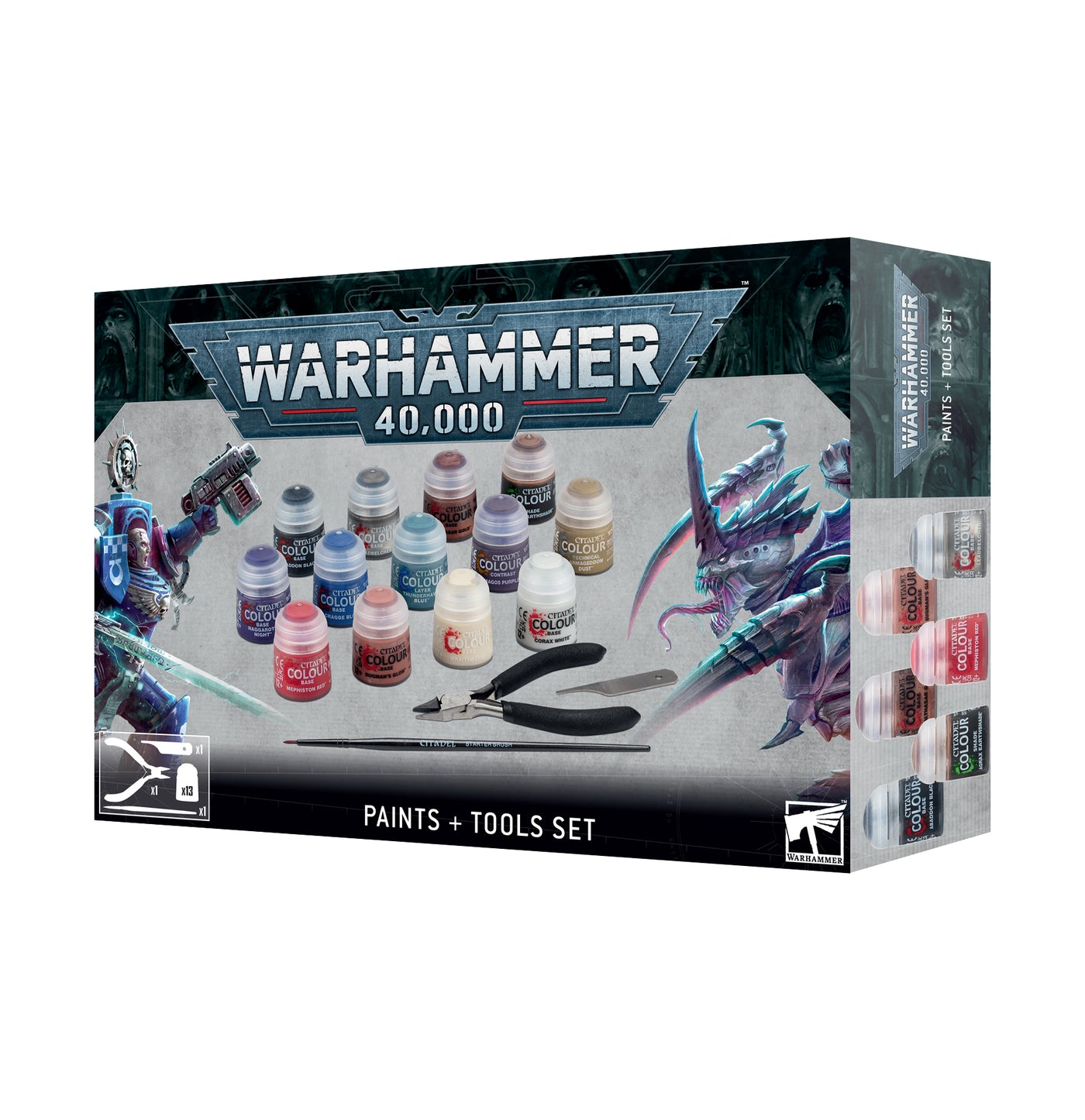 Warhammer 40k - Paints + Tools Set (2023)