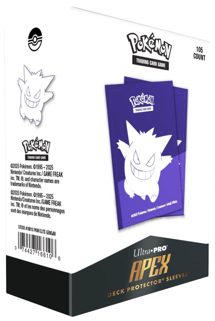 Ultra Pro APEX: Pokemon Elite Gengar Card Sleeves (105ct)