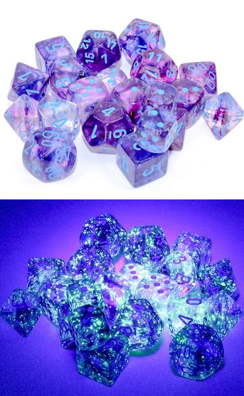 Chessex: 36D6  Nebula™ Dice sets - 12mm