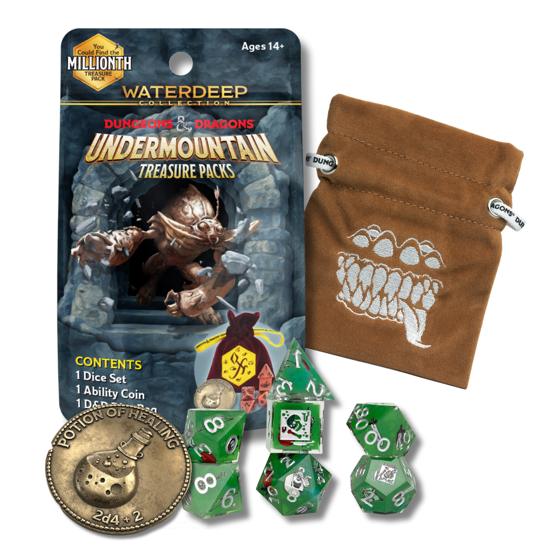 Undermountain Treasure Pack Dice Sets