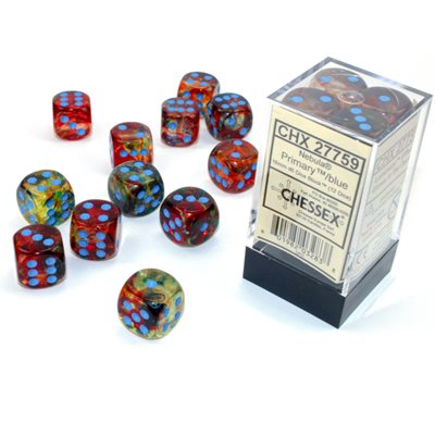Chessex: D6  Nebula™ Dice sets - 16mm