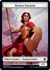 Human Soldier // Tentacle Double-sided Token [Theros Beyond Death]