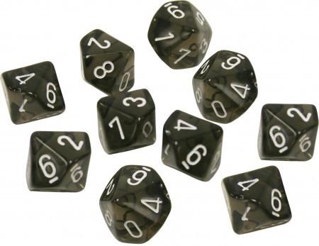 Chessex: Translucent D10 Dice Set