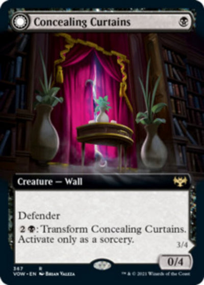 Concealing Curtains // Revealing Eye (Extended Art) [Innistrad: Crimson Vow]