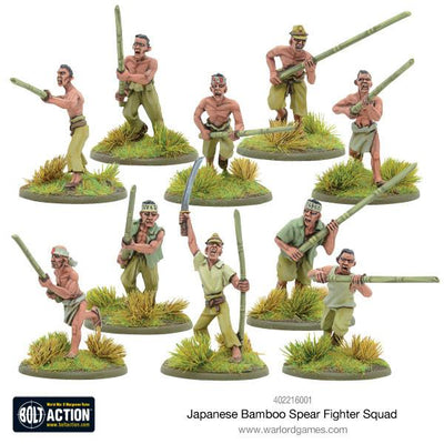 Japanese Bamboo Spear Fighter Squad