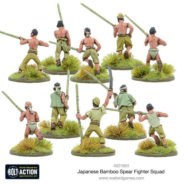 Japanese Bamboo Spear Fighter Squad