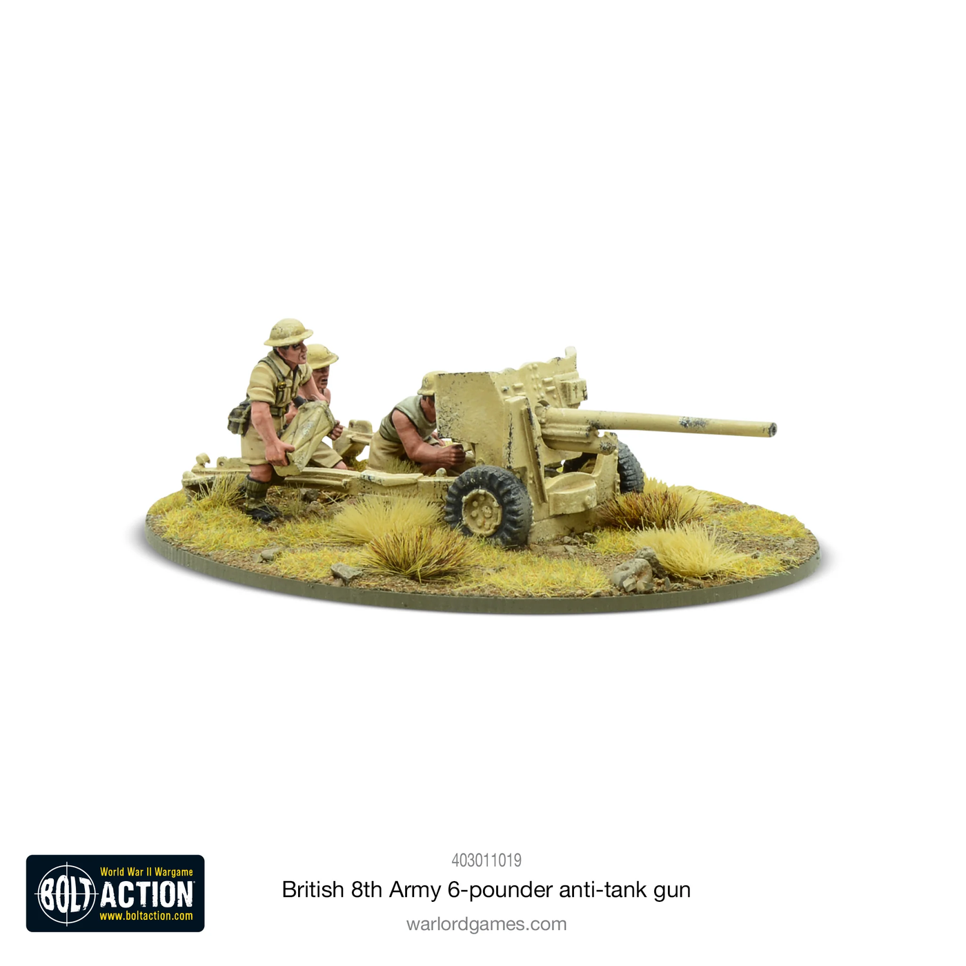 8th Army 6 Pounder ATG