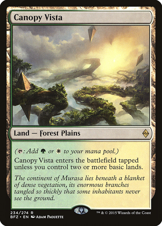 Canopy Vista [Battle for Zendikar]