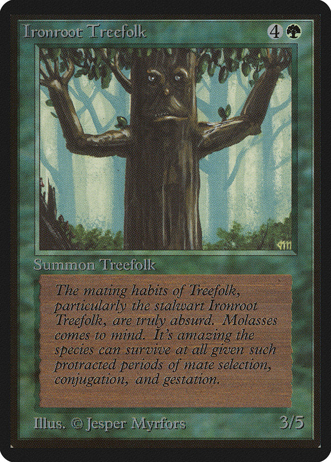 Ironroot Treefolk [Beta Edition]
