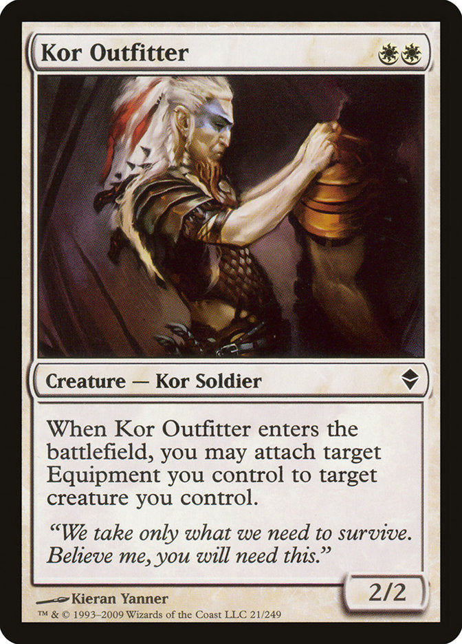 Kor Outfitter [Zendikar] - Vortex Games NB