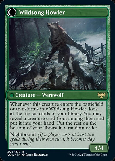 Howlpack Piper // Wildsong Howler [Innistrad: Crimson Vow]