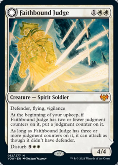 Faithbound Judge // Sinner's Judgment [Innistrad: Crimson Vow]