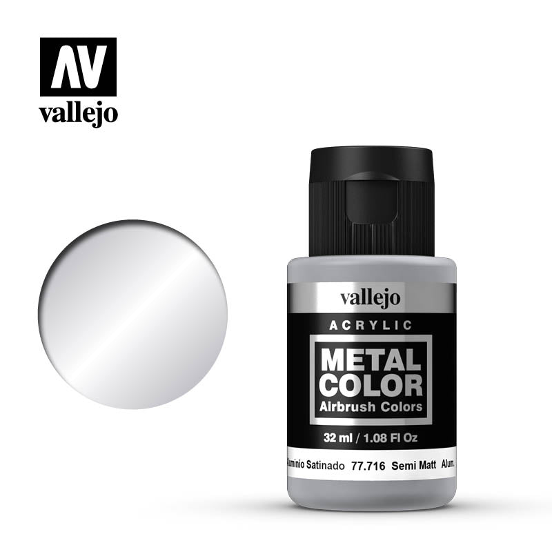 Acrylic Metal Color Semi Matt Aluminium (77.716)