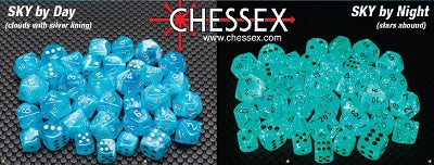 Chessex: 36D6 Luminary™ Dice Sets - 12mm
