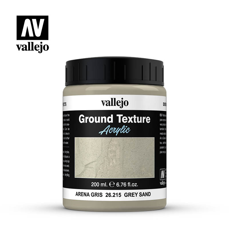 Diorama Effects Acrylic Ground Texture Grey Sand 200ml (26.215)