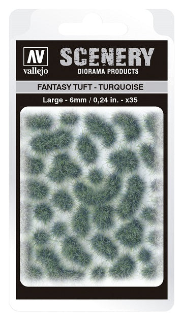 Fantasy Tuft - Turquoise 6mm