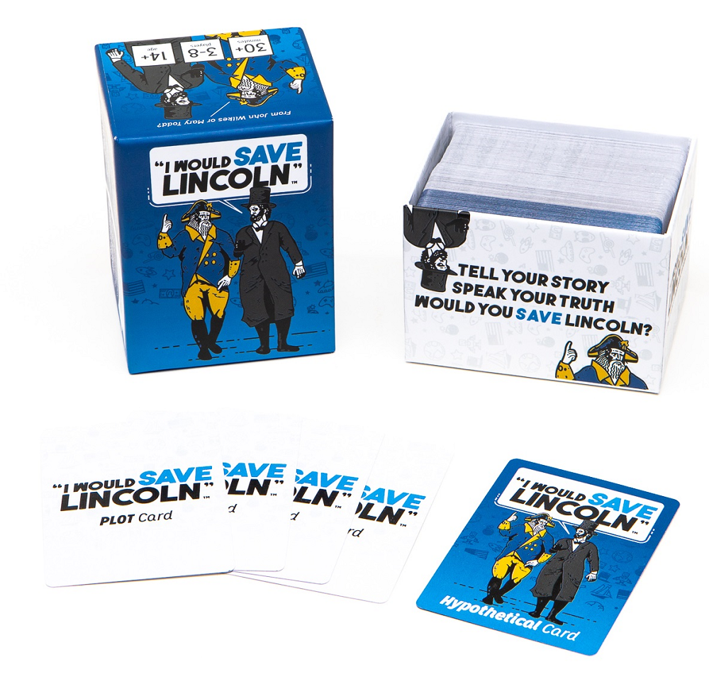 "I Would Save Lincoln" - A Party Game of Hilarious Hypotheticals