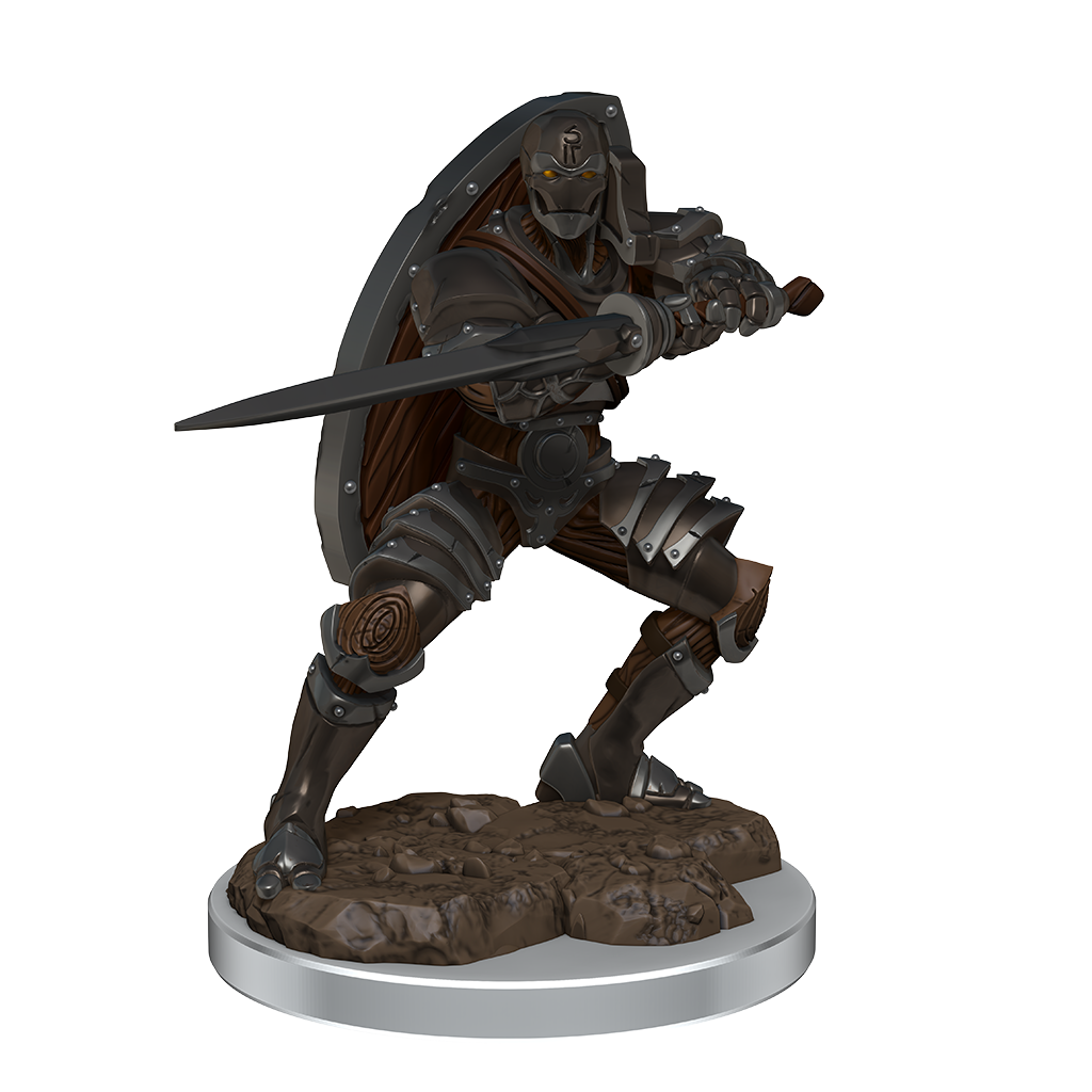 DND Icons O/T Realms Male Warforged Fighter Premium Figure