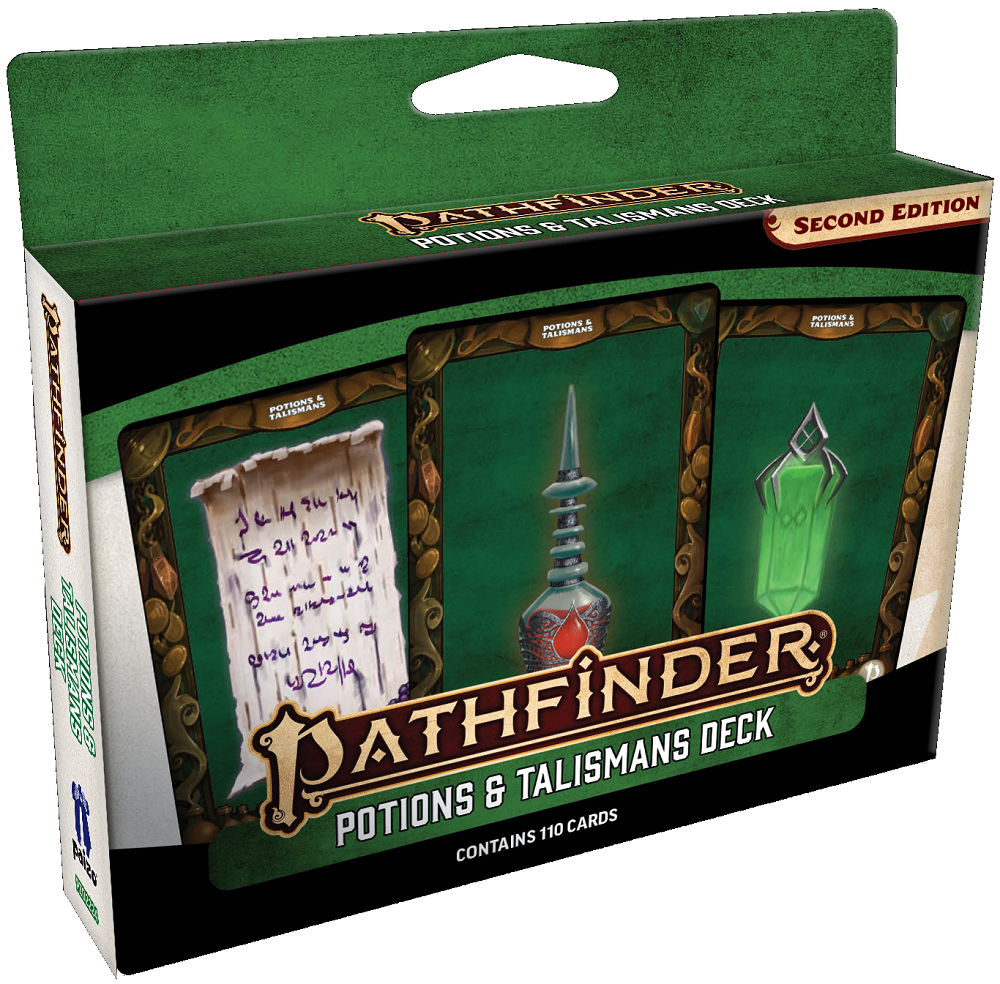 Pathfinder 2E: Potions & Talismans Deck
