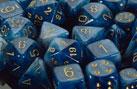 Chessex: D6 Phantom™ Dice sets - 16mm