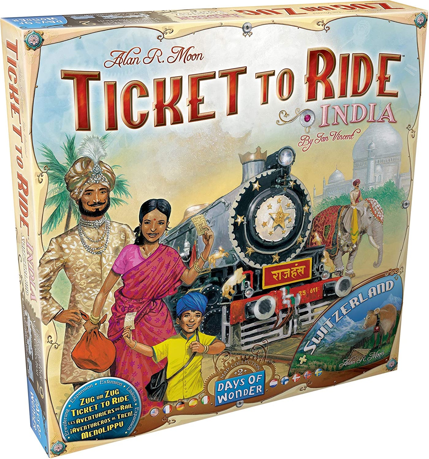 Ticket to Ride: Map #2 - India / Switzerland